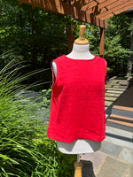 Linen Sleeveless Top