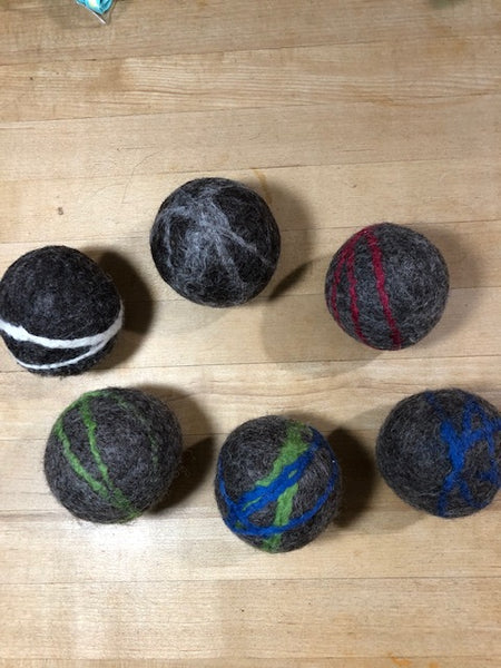 Dryer Balls - Set of Three Dark Colored